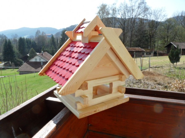 Blockhaus XL rotes Dach